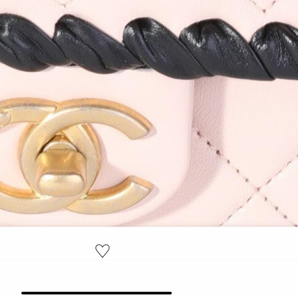 Chanel Lambskin & Black Whipstitch Mini Bag - Picture 2 of 11